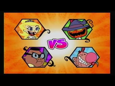 Eris (Waitress) vs Irvin (Bo-peep) vs Jack vs Billy - Grim Adventures of Billy and Mandy The Game