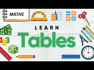 Learn Multiplication Tables | Easy Mathematics For Kids | Yellow Class