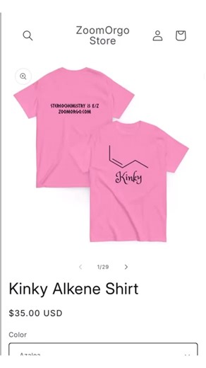 ZoomOrgo: Biochem | General | Organic Chemistry Tutoring on Instagram: "Got a kink? Stereochemistry is E/Z. #organicchemistry #chemistry #premed #college #stem"