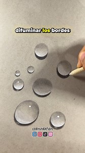 665K views · 15K reactions | Cómo dibujar gotas realistas  #dibujo #arte #tutorial #drawing #art | Cornspiration | Facebook