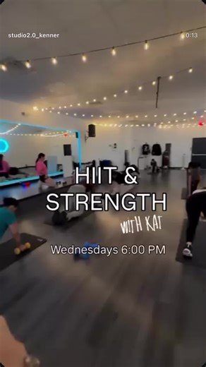 Wednesdays are for TONING STRENGTH 💪 Join Kat tonight at 6PM for a powerful, feel-good workout! ✨ New here? Your first class is FREE ✨ Drop-ins available Book now on MindBody → Studio 2.0 📍 500 Vintage Dr. Kenner, LA