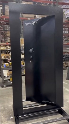 Whether you're building a gun room, panic room, or walk-in vault, Liberty Vault Doors deliver unmatched protection. Made with American steel and equipped with Solid State locking bars, they're built to stand the test of time. Click the link below to order yours today: https://bit.ly/3U6zDKN #libertysafe #usa #protection #vault #alwaysprotected #madeinamerica | Liberty Safe