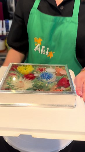 Aki 3D jelly cake on TikTok
