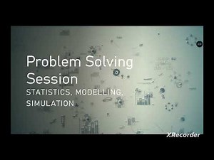 Problem Solving in Civil Engineering – Statistics, Modeling, and Simulation (CVL 398 Midterm Review)