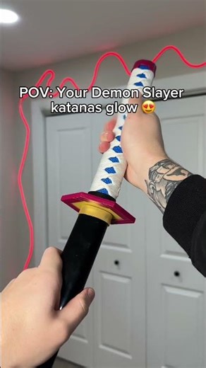 My Demon Slayer Katanas Are GLOWING Now 🤩🌊