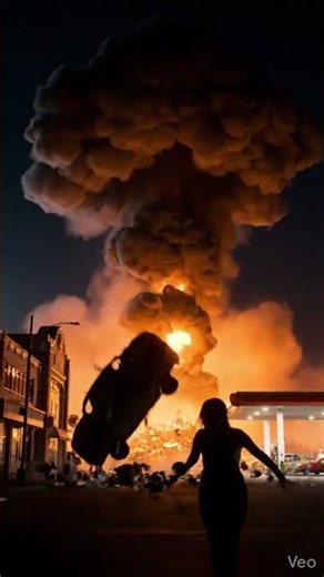 Gas Station Explosion 🔥 | No Escape in 8 Seconds