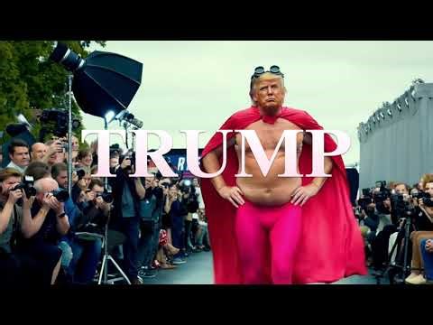 Donald Trump in style: shirtless catwalk collection