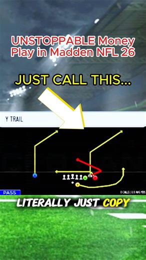 This Money Play Is UNSTOPPABLE in Madden 26! 🎯 (JUST COPY IT) #shorts