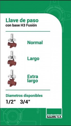 Hidro3 - Llaves de Paso con Base