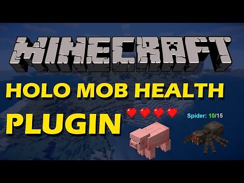 Add mob healthbars in Minecraft with HoloMobHealth Plugin