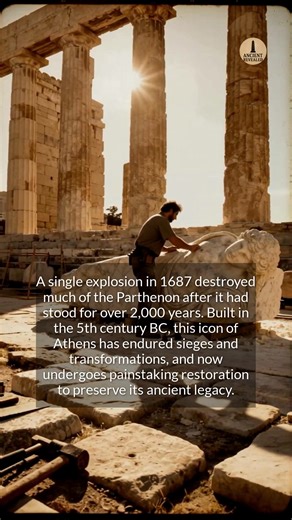 11K views · 110 reactions | From sacred temple to gunpowder store, the Parthenon has a surprising and resilient history. | Ancient Revealed | Facebook