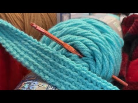 Navajo Diamond Stitch Blanket Row 5-10 ~ pattern in the description below! #crochet