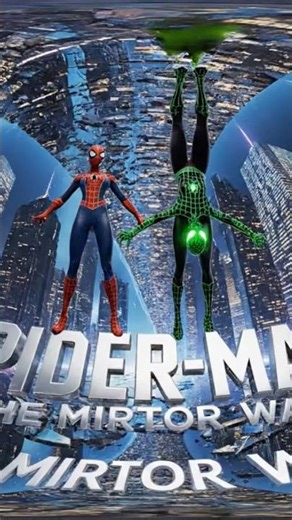 Twin spider-man fight. #spidermanchallenge #spidermancostume #spidermanironspider #spiderman