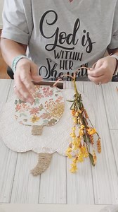 Dollar Tree Pumpkin Makeover | Designs by Dina