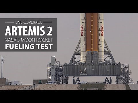 Watch Live: NASA fuels its Space Launch System rocket in crucial, prelaunch test for Artemis 2