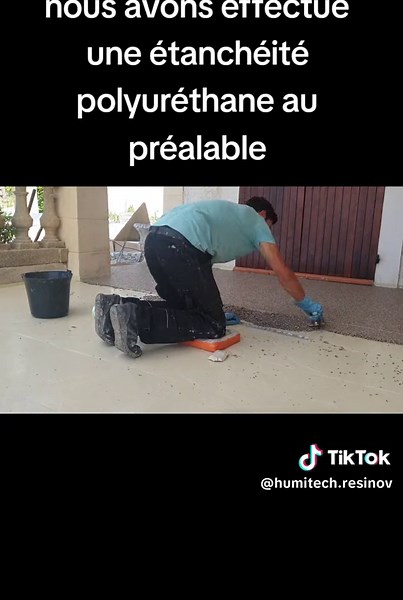 Mise en place de moquette de pierre à Aix-en-Provence