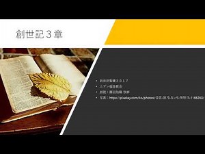 創世記3章 新改訳聖書2017