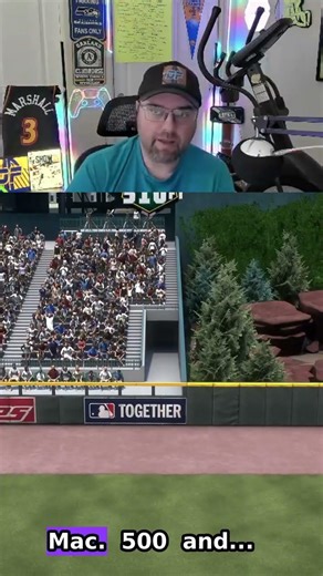 MARK MCGWIRE JUST HIT 510 😭💀 #MLBTheShow26 #MarkMcGwire #Moonshot