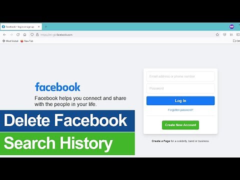How to clear Facebook search history on Computer, PC, Laptop, Desktop?