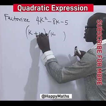 Quick Method of Solving Quadratic Equation: Factorisation Method Easy