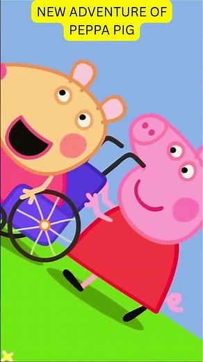 New Peppa Helps Mandy Mouse up a Big Hill