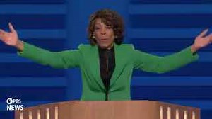 Rep. Maxine Waters Delivers Remarks On Day One Of 2024 Democratic National Convention