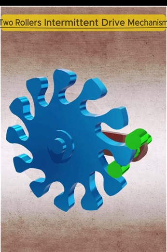 Two Rollers Intermittent Drive Mechanism animation. This mechanism uses two rollers to create intermittent motion — converting continuous rotation into controlled step-by-step movement. Widely applied in indexing systems, automation equipment, and precision machinery. ⚙️ Mechanical motion control 🛠️ 3D engineering animation 📌 Follow for more mechanism breakdowns! Solidworks Tutorials: https://www.youtube.com/@Solidworks_tutorial_HP?sub_confirmation=1 Watch More Videos: 1. Mechanical Animation: