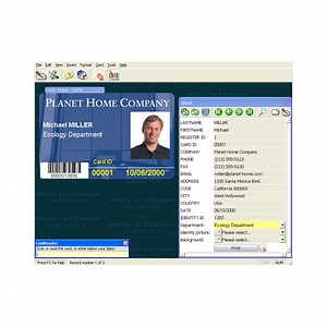 eMedia CS card design software for Windows PC