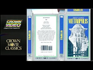 METROPOLIS (1927, Crown Movie Classics VHSRip)