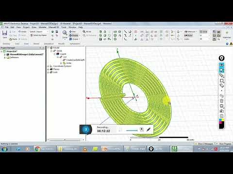 Calculate eddy currents and losses in plate (3D) by ansys electronics