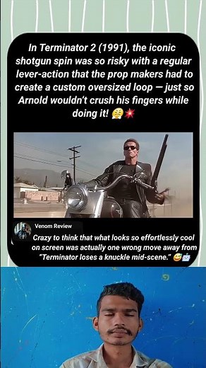 Terminator 2 (1991) – The Dangerous Shotgun Trick That Almost Injured Arnold! 💥🤖