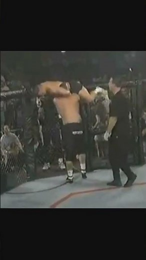 UFC Tank Abbott Tries to Throw Cal Worsham Out of Cage #shorts