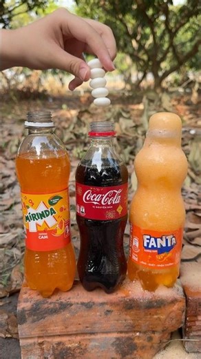 Mirinda, CocaCola, Fanta and Mentos