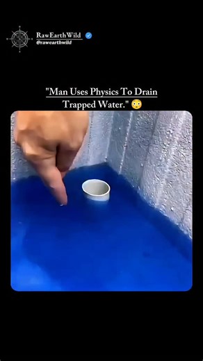Earthx on Instagram: "Harnessing Physics for Practical Problem-Solving: Siphoning Trapped Water The act of using physics to drain trapped water is a classic application of fluid dynamics and pressure differentials, most commonly achieved through siphoning. This simple yet brilliant method uses no pumps, only the fundamental laws that govern liquids and gases. The process relies on creating a continuous column of water in a hose or tube that extends from the trapped water (higher elevation) to a 