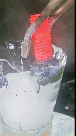  Bolt on Ice: From Solid to Steam in Seconds! ️ #Experiment What...