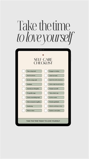 Self-care Checklist Printable | Daily Wellness Tracker (digital Download) - Etsy Canada