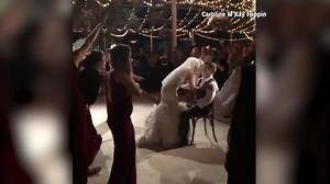 HEARTBREAKING 💔 This video shows newlyweds Bailee and Will Byler at their wedding reception in Texas. The couple died in a helicopter crash moments after leaving the reception. wfla.com/1573191969 | WFLA News Channel 8