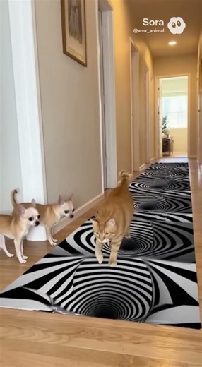 Dog vs Cat: The 3D Black Hole Challenge 🕳️😂