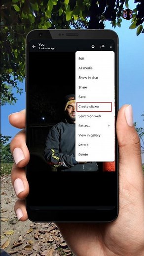 Create Custom Stickers in WhatsApp Without Any App | New Sticker Feature 2026 | Tech Zone #shorts