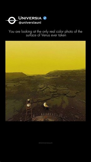 The Only Color Photo from the Surface of Venus 🪐📸