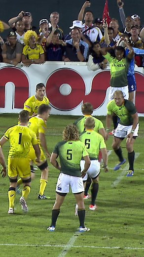 Sea bringing the heat to the Dubai desert 🔥💨 #Blitzboks #PoweredByUnity #HSBCSVNS | Blitzboks