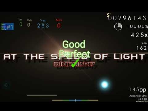 Osu!droid: Dimrain47 - At the Speed of Light 100.00% SS