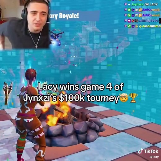 Lacy wins Jynxzi $100k Fortnite tournament — solo clutch