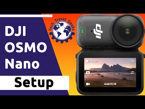 DJI Osmo Nano Action Camera Setup #dji #djiosmonano #osmonano