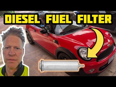 How to change the fuel filter. BMW Mini Diesel. Includes bleeding procedure.
