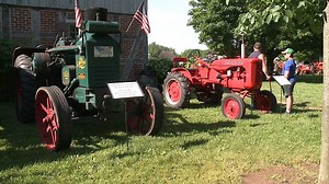 More than 100 vintage tractors on display at the Antique Tractor and Machinery Show in Saukville