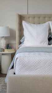 5K views · 30 reactions | This season, upgrade your bed with dynamic textural layers. Style our meticulously stitched Heritage Quilt Set in White with our dimensional Herringbone Bed Blanket in Shore for a cozy, inviting feel. #bollandbranch | Boll & Branch | Facebook