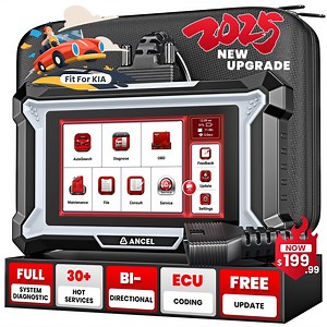 ANCEL OBD2 Scanner Car Diagnostic Tool, Bi-Directional Scan Tool with Full System Diagnosis All Resets Vehicle Code Reader Fit for Kia Car
