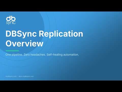 Salesforce Replication - DBSync