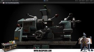 Lathe Parts moving